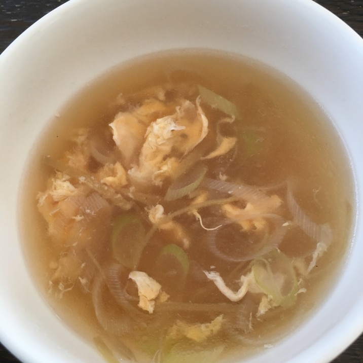 カラダぽかぽか生姜入り中華スープ